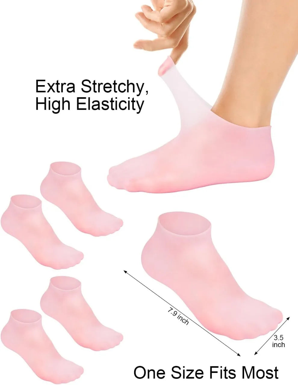Silicone Moisturizing Foot Socks