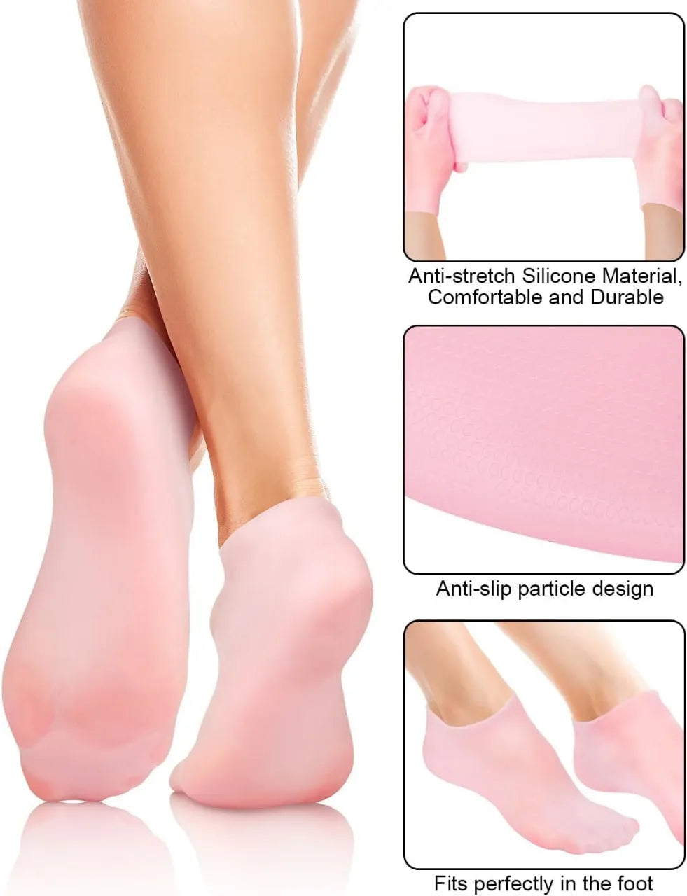 Silicone Moisturizing Foot Socks