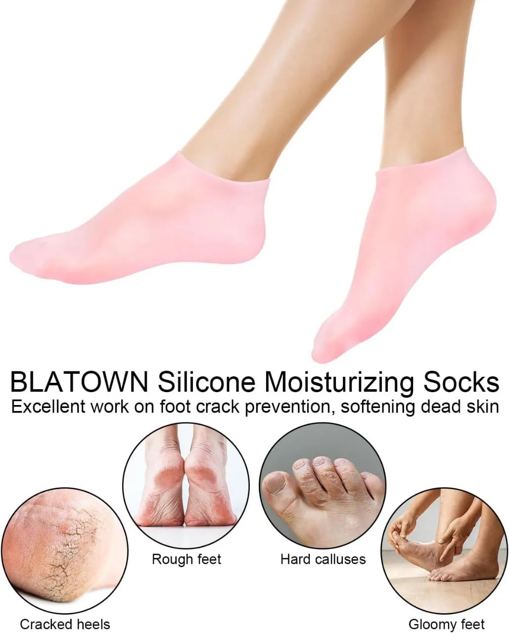 Silicone Moisturizing Foot Socks