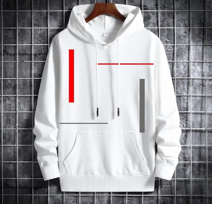 Printed Kangaroo Hoodie