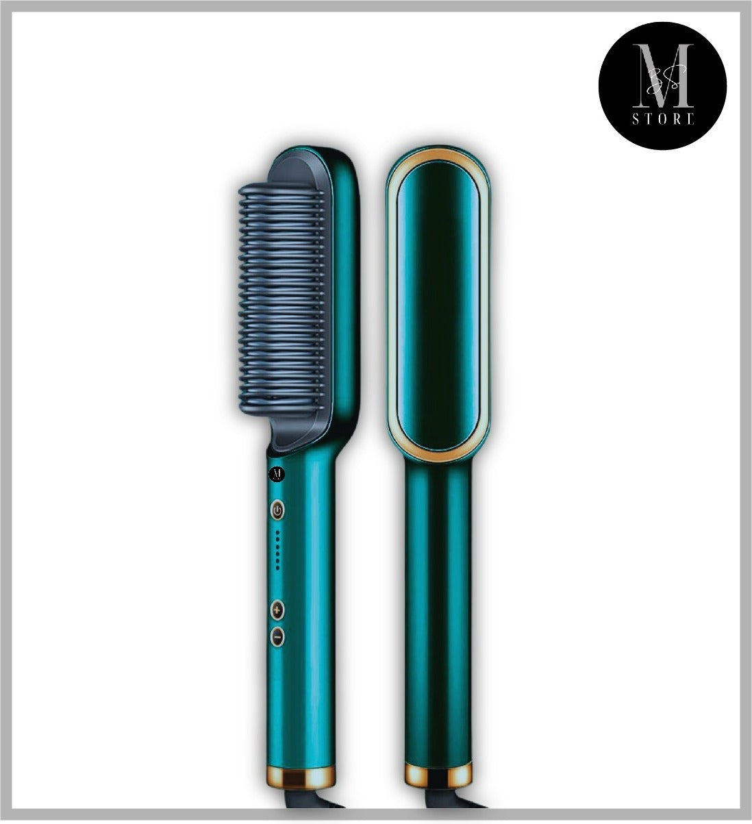 Electric Hair Straightening & Curling Comb/Brush