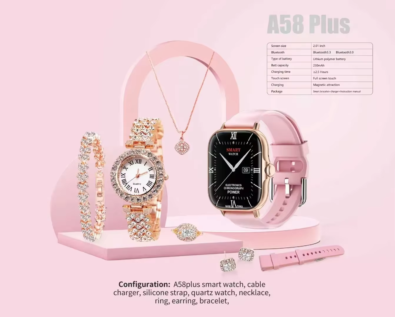 6 in 1 - Smartwatch For Women